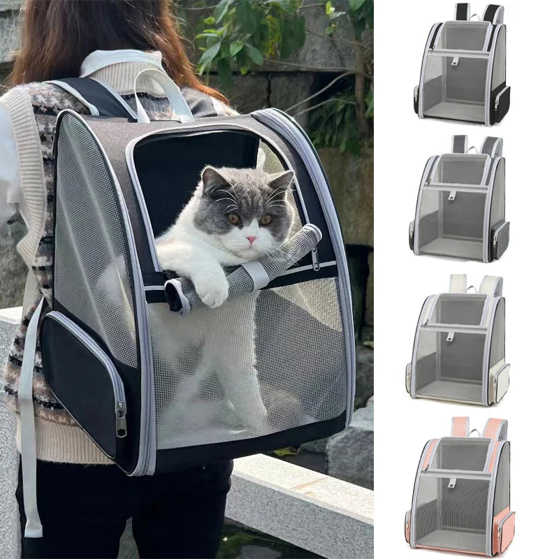 Breathable Cat Carrier Backpack for Travel - Smarsty