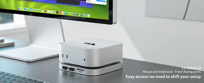 Mac Mini Docking Hub With M.2 SSD Enclosure 4K HDMI