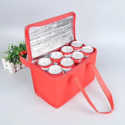 Portable Lunch Cooler Bag Folding Insulation Picnic Ice Pack Food Thermal Bag Drink Carrier Insulated Bags Beer Delivery Bag - Smarsty