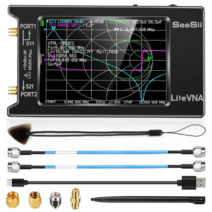 Upgraded NanoVNA Vector Network Analyzer with Data Storage - Smarsty