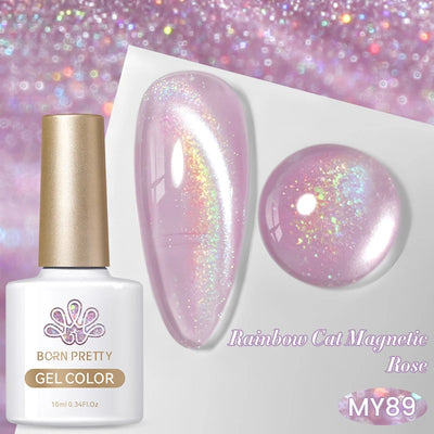 Born Pretty Rainbow Purple Magnetic Gel Nail Polish 10ml - Smarsty