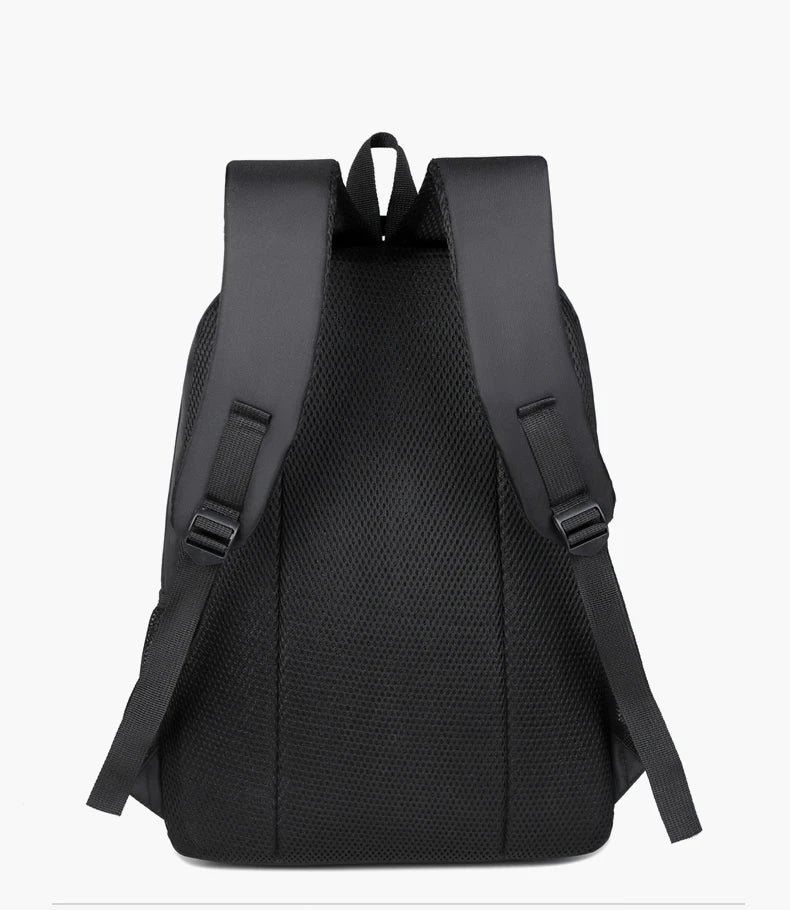 Men's Backpack Oxford Waterproof Backpack Business Computer Bag Leisure Travel Backpack High School Student Backpack - Smarsty