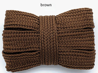 2cm Wider Flat Shoelaces New Casual Sneakers Laces for Shoes Fashion Rope Shoelace 100/120/140/160CM Shoes Accessories 1Pair