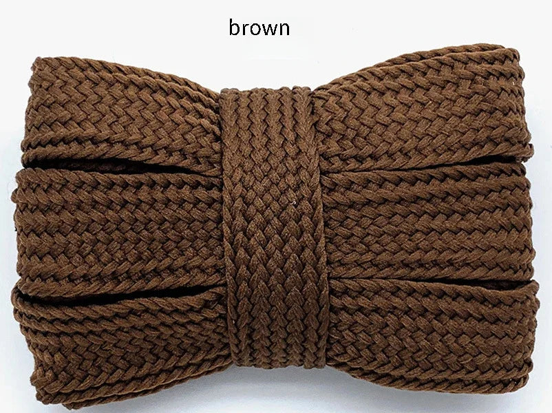 2cm Wider Flat Shoelaces New Casual Sneakers Laces for Shoes Fashion Rope Shoelace 100/120/140/160CM Shoes Accessories 1Pair