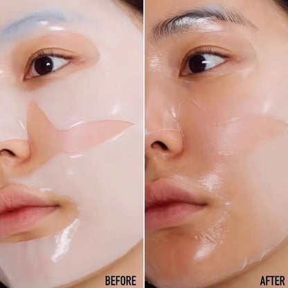 10PCS Collagen Anti Wrinkle Facial Mask Anti Aging Fade Fine Lines Firm Skin Moisturizing Brightening SkinCare Korean Cosmetics