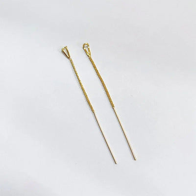 Rose Gold Drop Earrings with Zircon Crystals for Women - Smarsty