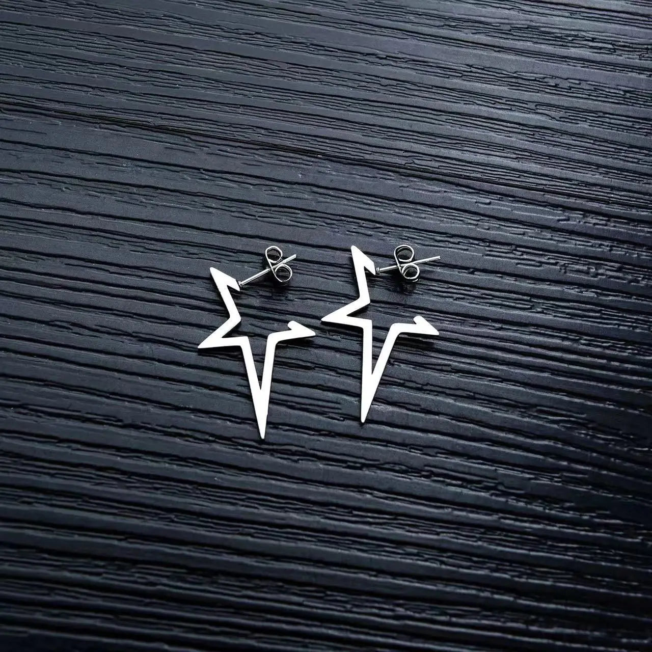 Harajuku Punk Big Star Earrings for Cool Y2K Style Trend - Smarsty