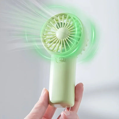 2025 Cute Mini Fan Portable Handheld Fan Lightweight Handy Fan Pocket Size Low Noise Small Electric Fan Student Gift Outdoor Fan - Smarsty