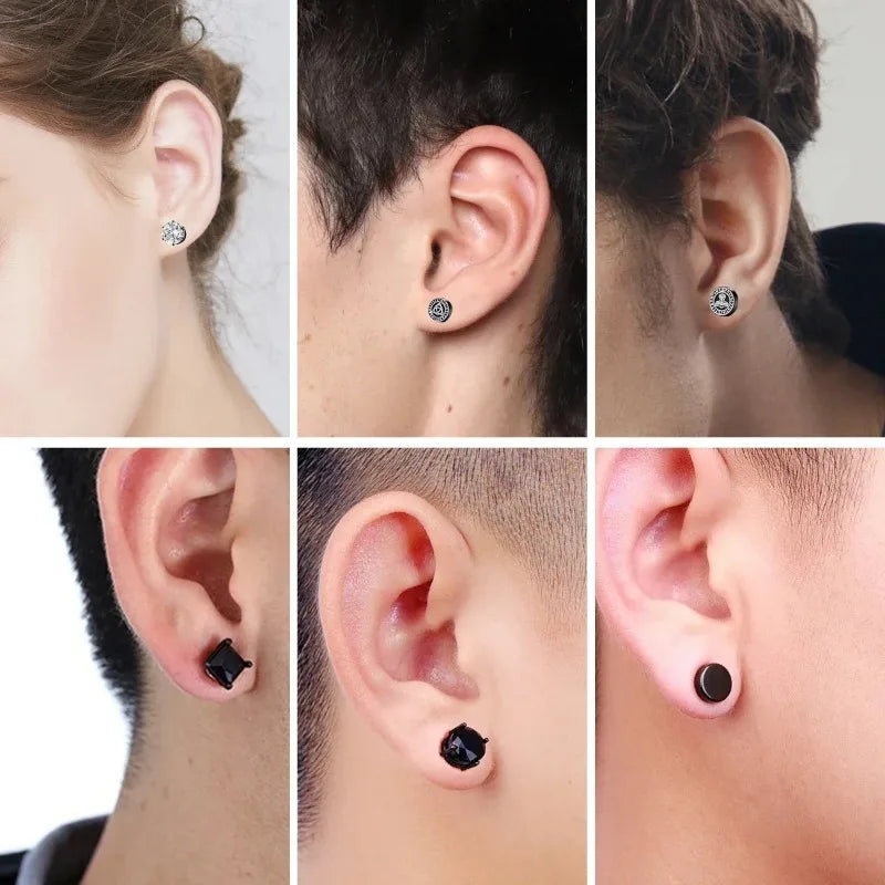 Crystal Strong Magnetic Clip Earrings Non Piercing - Smarsty