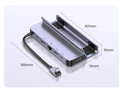 USB C Docking Station For Steam Deck 4K60 HDMI RJ45