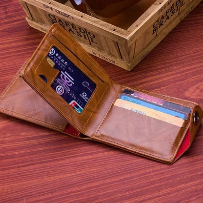 Fashion Wallets With 100 US Dollar Pattern Wallet Male Leather Photo Card Holder Large Capacity - Smarsty