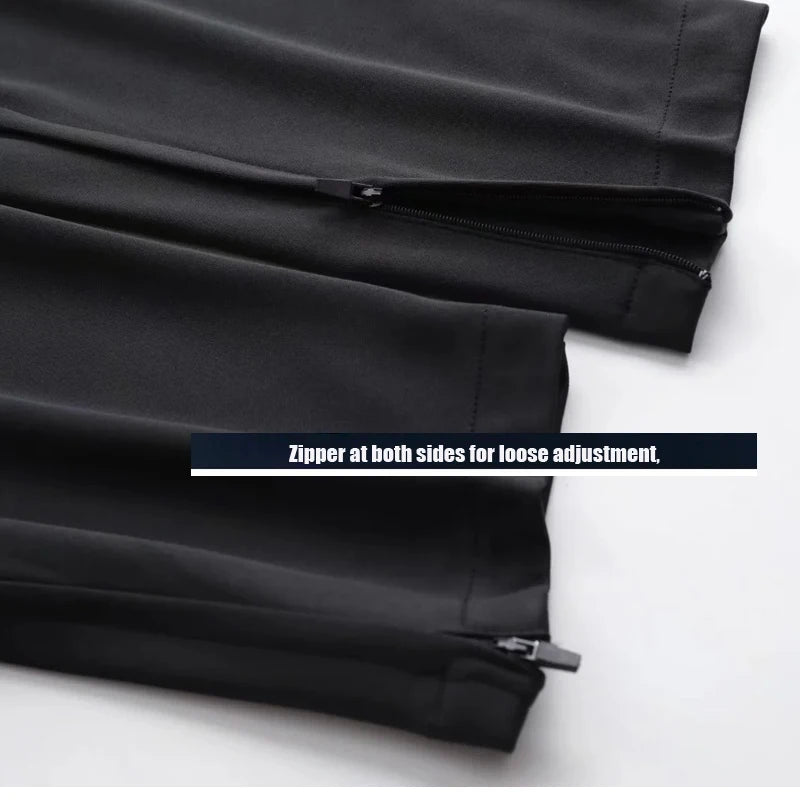 Men Sport Pants Running Pants With Zipper Pockets Soccer Training Jogging Sports Trousers Fitness Football Leggings Sweatpants - Smarsty