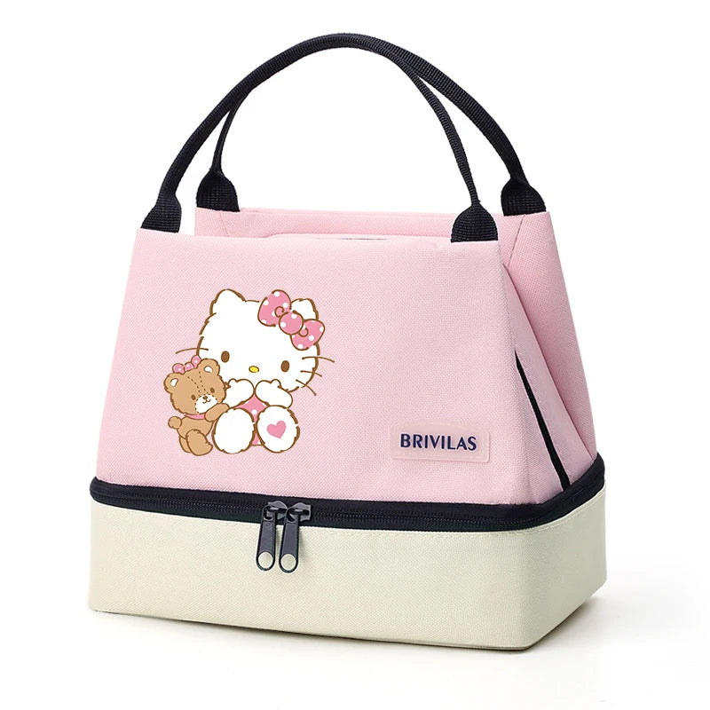 Hello Kitty Insulated Foldable Lunch Bag Portable Cooler - Smarsty