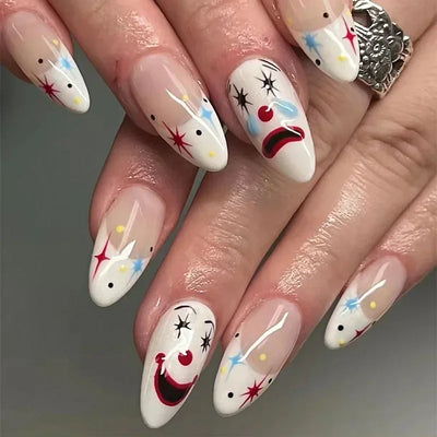 24Pcs Cute Strawberry French Press On Nails - Smarsty
