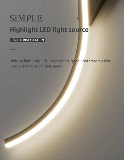 Modern LED Wall Lamp for Minimalist Bedroom Lighting - Smarsty