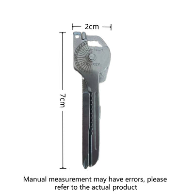 8-in-1 Multi-Tool Keychain for Camping & Survival | Folding Screwdriver, Bottle Opener | Compact Outdoor Utility Pliers with Key by Smarsty