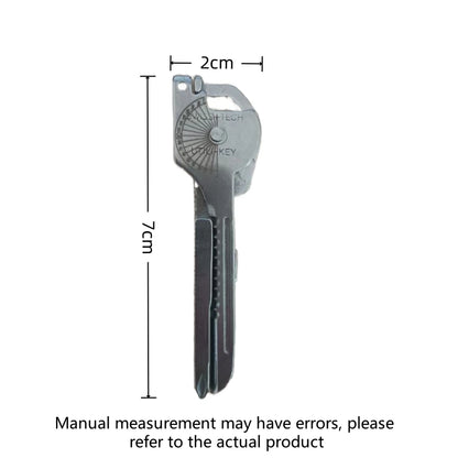8-in-1 Multi-Tool Keychain for Camping & Survival | Folding Screwdriver, Bottle Opener | Compact Outdoor Utility Pliers with Key by Smarsty