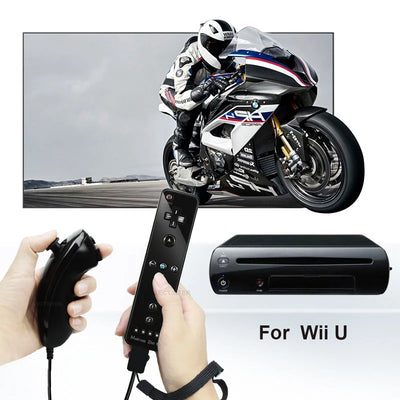 Wireless Nintendo Wii Gamepad Controller with Nunchuck Joypad - Smarsty