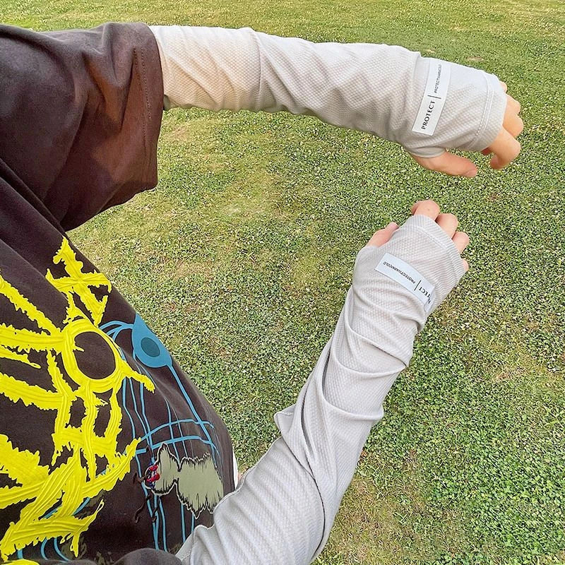 Men's Large UV Protection Ice Sleeves for Summer Outdoor - Smarsty