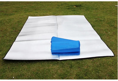 Camping Mat Foam Foil Blanket Aluminum Insulation Foam Foil Mat Sleeping Pad Thermal Outdoor Tent Footprint Reflecting Heat by Smarsty