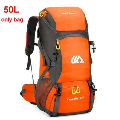50L Travel Backpack Camping Men Large Hiking Bag Tourist Rucksack Waterproof Outdoor Sports Climbing Mountaineering Bag Luggage by Smarsty