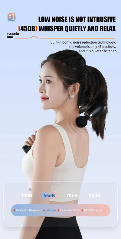 Electric Fascia Gun Massager for Body Relaxation - Smarsty