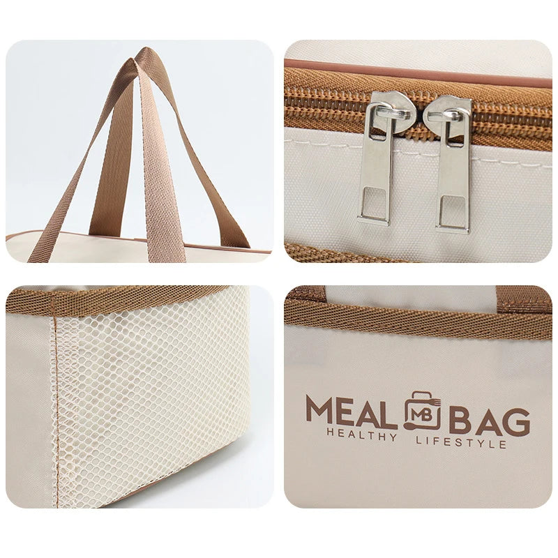 Insulated Lunch Bag With Waterproof Shoulder Strap - Smarsty