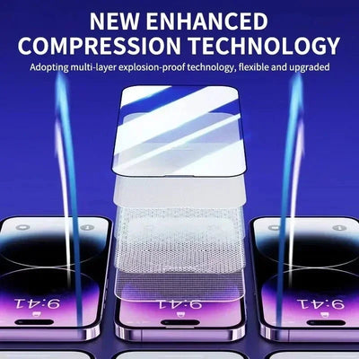 3pcs HD Tempered Glass Screen Protectors for iPhone 17 16 Pro Max 15 14 11 12 13 mini Scratch-Proof Dust-Free Installation - Smarsty