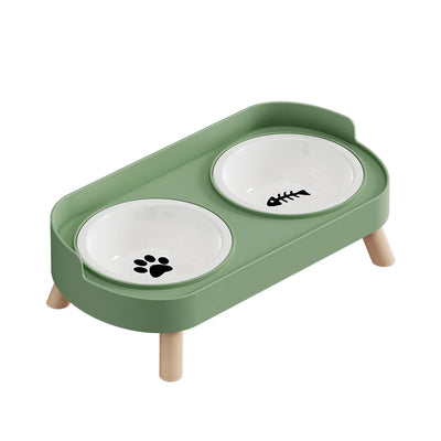 Colorful Double Bowl for Dogs and Cats with Large Capacity - Smarsty