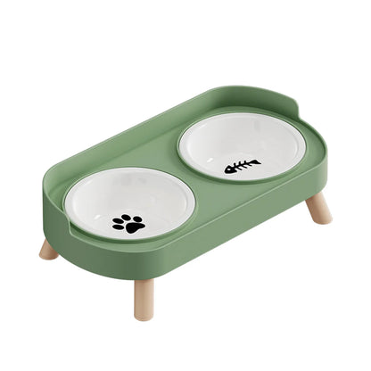 Colorful Double Bowl for Dogs and Cats with Large Capacity - Smarsty