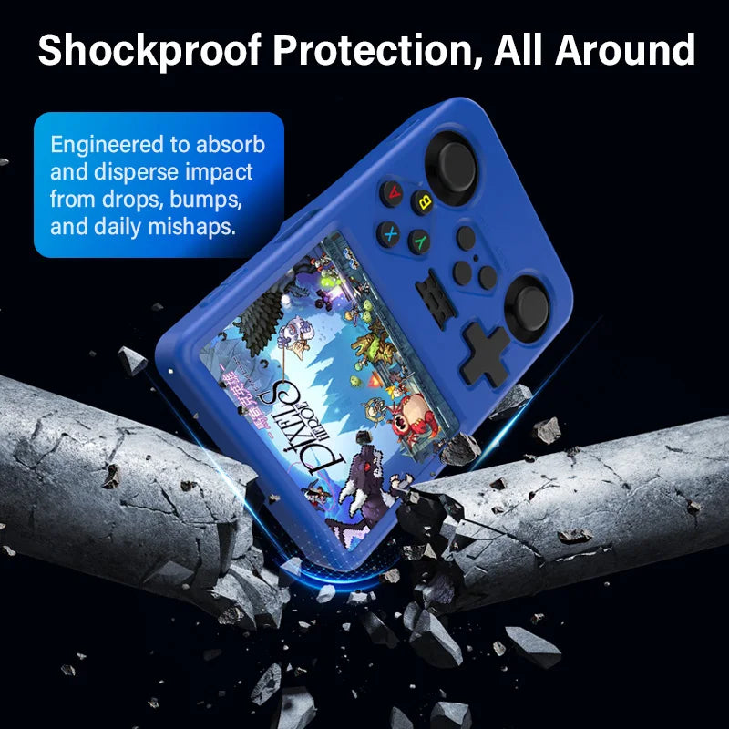 Color Silicone Case for R36S Game Console with Anti-Scratch Protection - Smarsty