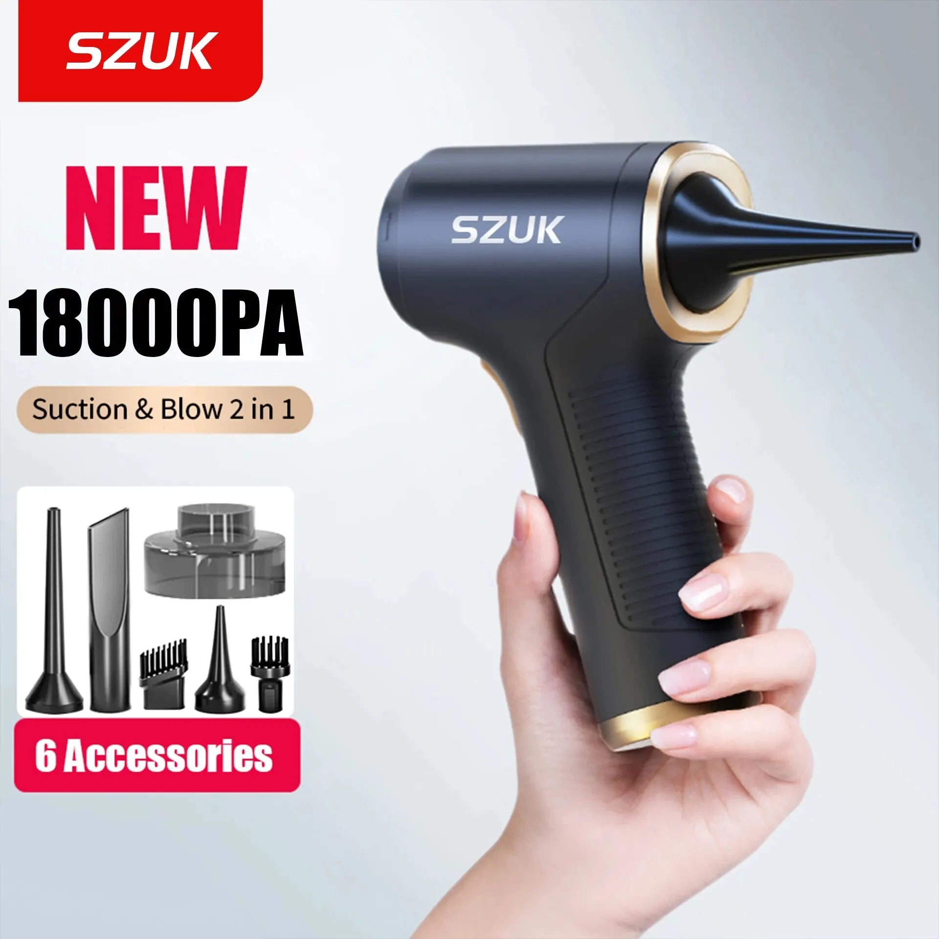 Wireless Portable Car Vacuum Cleaner With Powerful Suction - Smarsty