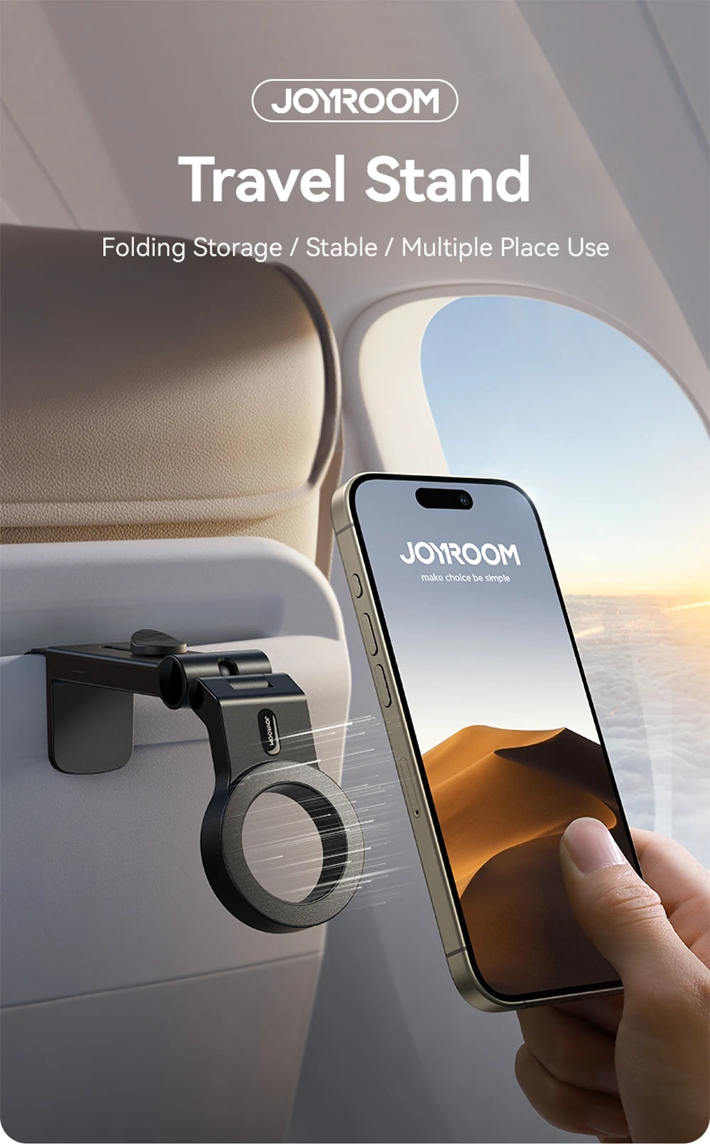Magnetic Airplane Phone Holder With Flexible Rotation - Smarsty