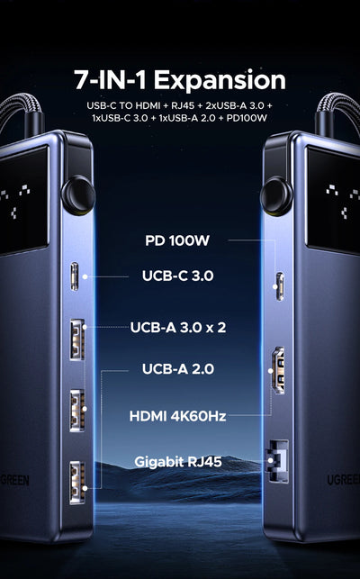 USB C Hub With 4K HDMI And Gigabit Ethernet Docking - Smarsty