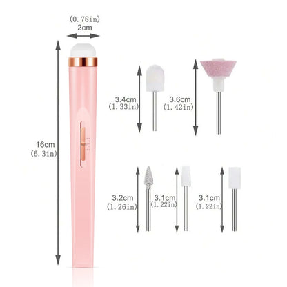 Portable Electric Nail File with 4 Speed Options - Smarsty