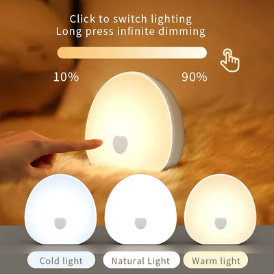 Rechargeable White Noise Machine With Soothing Night Light - Smarsty