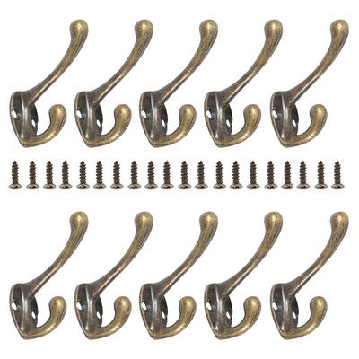 Heavy Duty Vintage Coat Hooks Wall Mounted Set - Smarsty