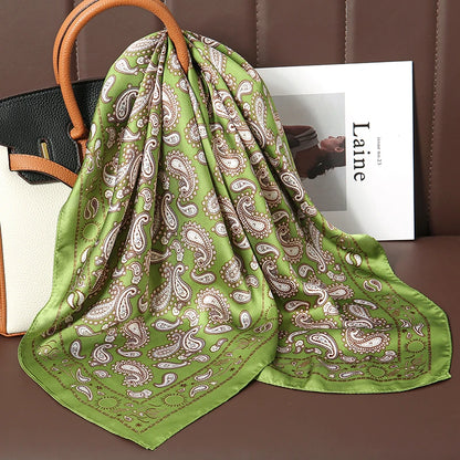 Luxury Silk Hijab Hair Bands With Sun Protection - Smarsty