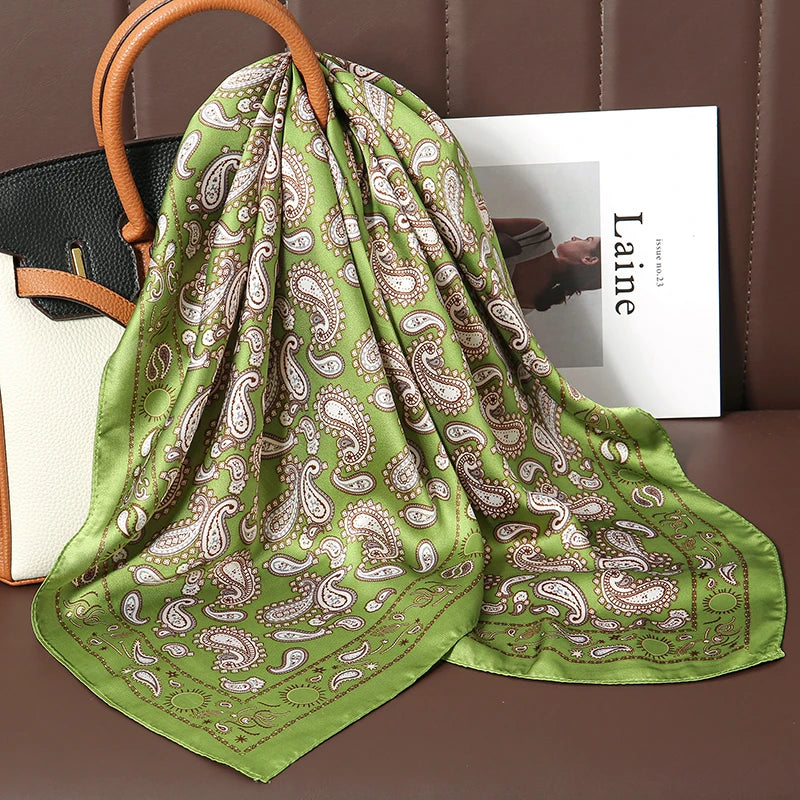 Luxury Silk Hijab Hair Bands With Sun Protection - Smarsty