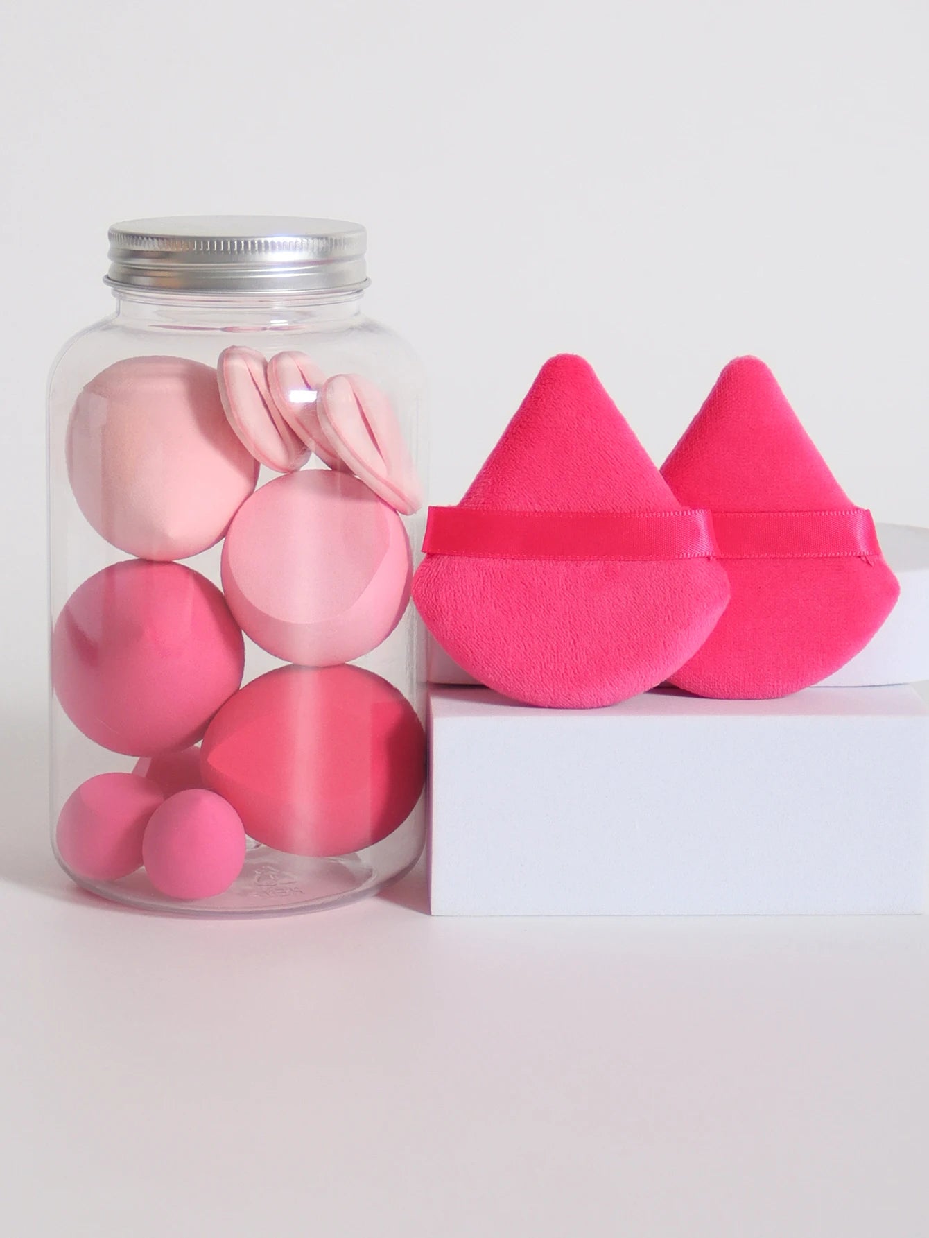 12Pcs Latex-Free Makeup Sponge Set for Flawless Application - Smarsty