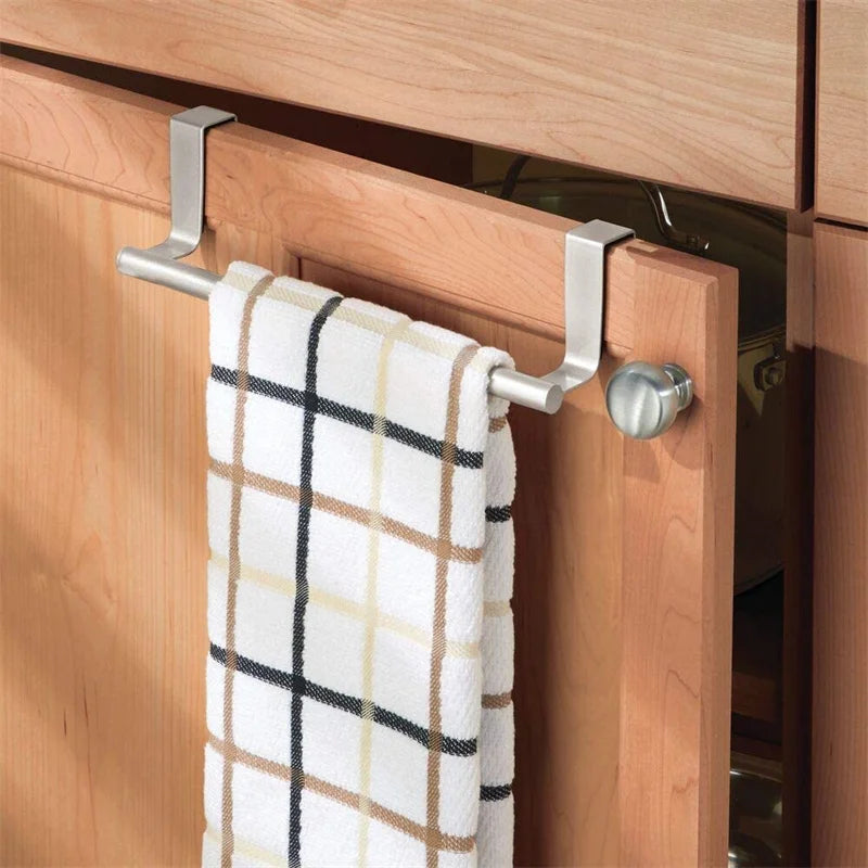 Stainless Steel Over Door Towel Rack for Space Saving - Smarsty