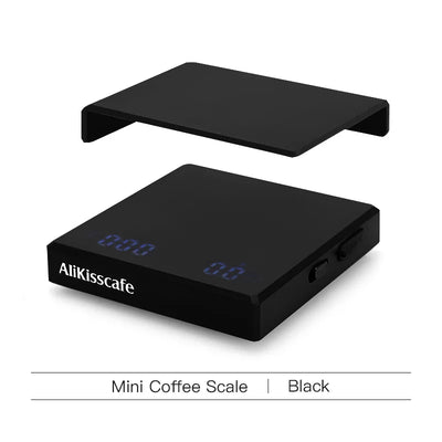 AliKisscafe Coffee Scale Digital Weight Electronic Kitchen Measuring Scales 0.1g High Precision Espresso Accessory Barista Tool by Smarsty