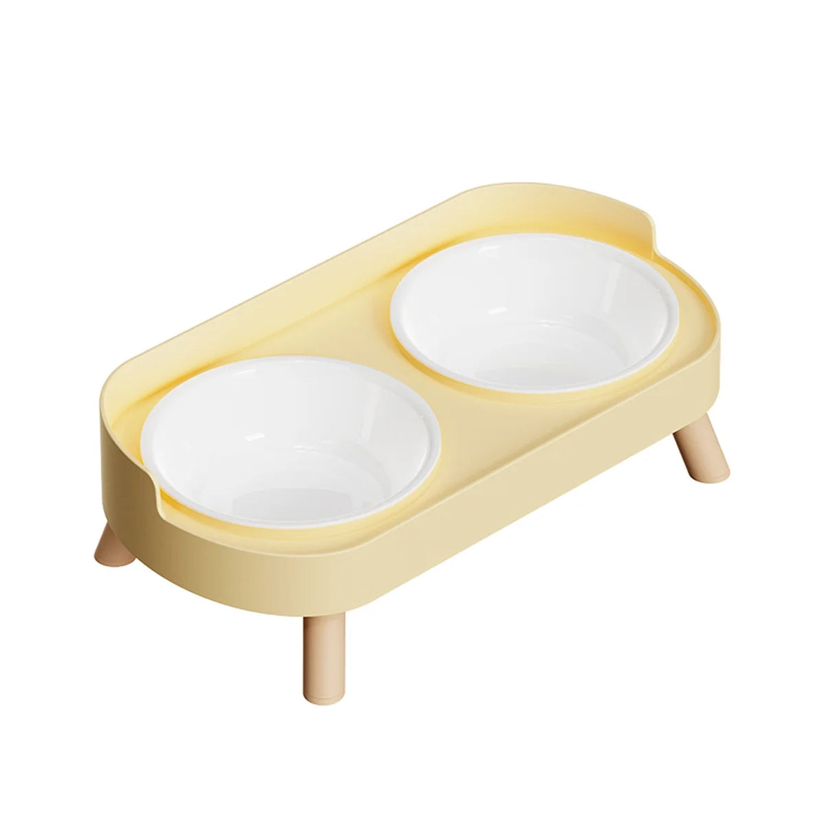 Colorful Double Bowl for Dogs and Cats with Large Capacity - Smarsty