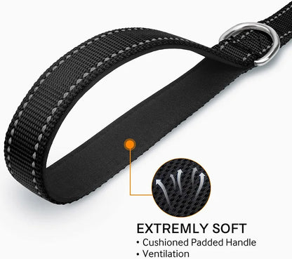 Reflective Dog Harness Leash for Safe Night Walks - Smarsty