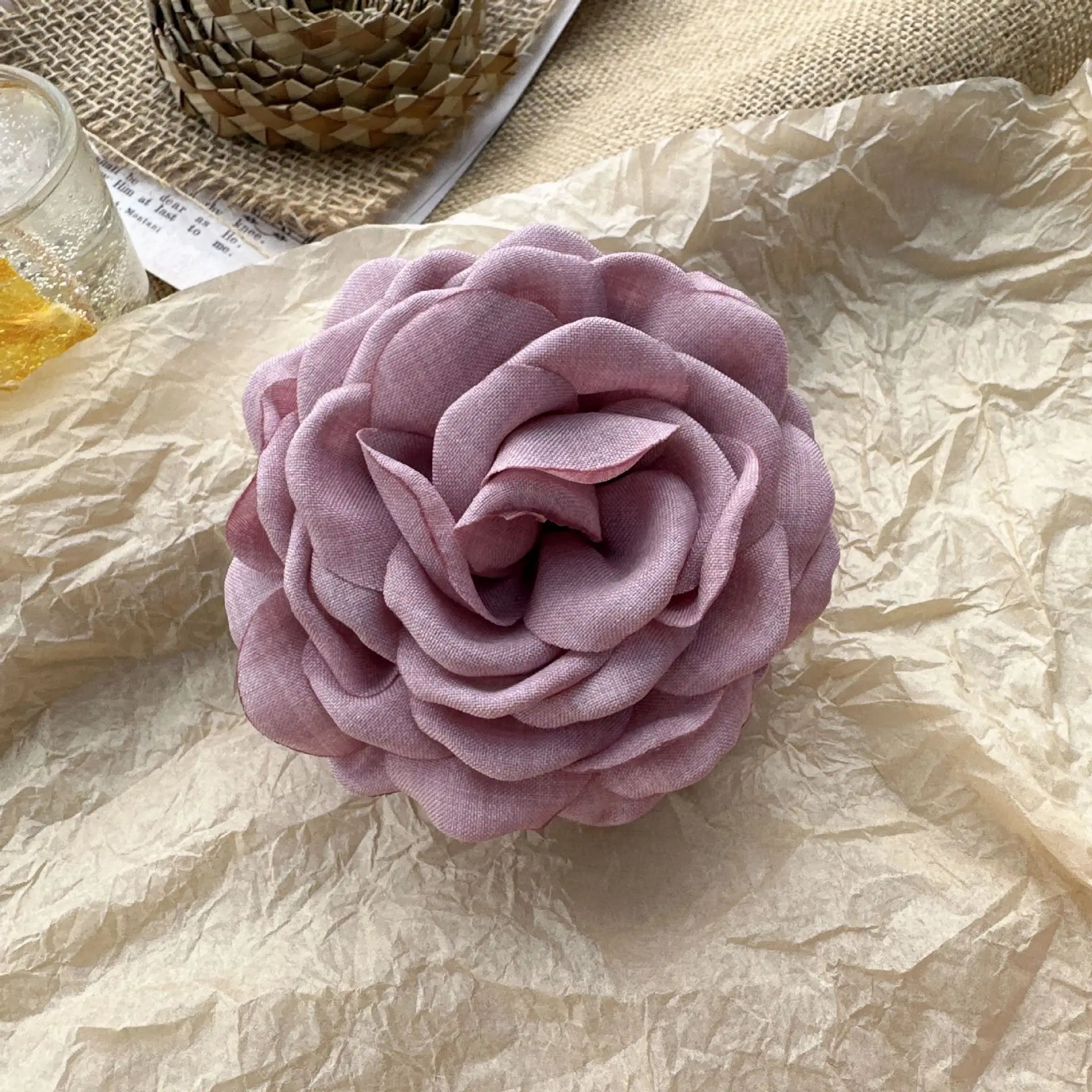 Elegant Rose Hair Clip For Women Secure Back Hair Style - Smarsty