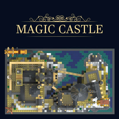 New Wizardry Castle Micro Building Blocks Sets Harry Potter Gothic Architecture DIY Model Kit for Kids & Adults Gifts 2700+pcs by Smarsty