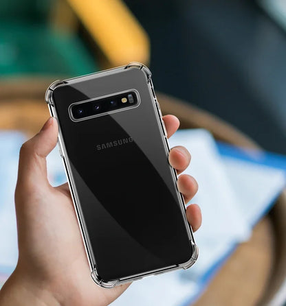 Transparent Silicone Case For Galaxy Phones Soft Shockproof - Smarsty