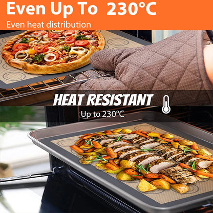 Silicone Baking Mat - Reusable Non Stick Oven Liner - Smarsty