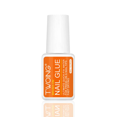 Twoing Waterproof Liquid Nail Adhesive,Long-Lasting & Fast-Drying, Formaldehyde-Free, Compatible with Acrylic Nails Fake Nails - Smarsty