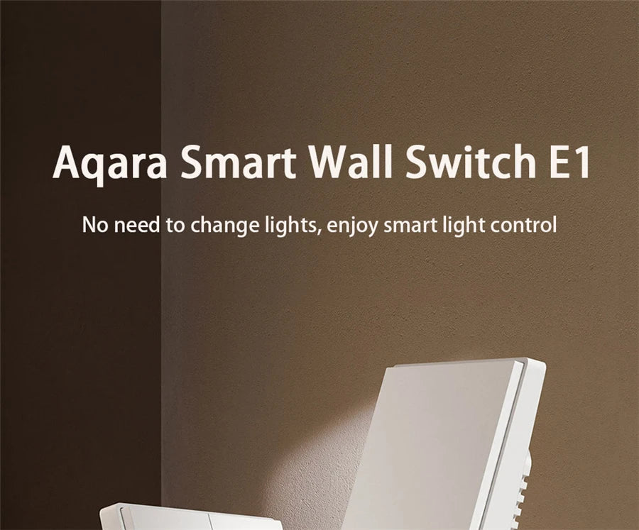 Aqara Smart Wall Switch E1 Wireless Control for Home - Smarsty